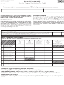 Form Ct-1120 Hpc - Housing Program Contribution Tax Credit - State Of Connecticut Department Of Revenue Services - 2008