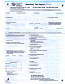 Form 5208 A - Quarterly Tax Report - State Of Washington