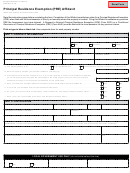 Form 2368 - Principal Residence Exemption (pre) Affidavit - 2009