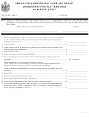 Employer-assisted Day Care Tax Credit Worksheet For Tax Year 2008