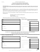 Form Rpd-41109 - Water Conservation Fee Return - 2010