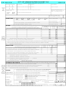Form Gr-1040 Nr - City Of Grand Rapids Income Tax - 2009