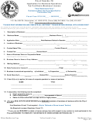 Application For Business Operations Tax Certificate (business License) Form - City Of Seaside, Ca