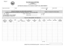 Form Wv/mft 501 D - Distributor Schedule Of On-highway Exempt Fuel Disbursements - 2011