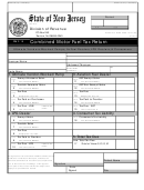 Form Rfm-10 - Combined Motor Fuel Tax Return - State Of New Jersey Division Of Revenue