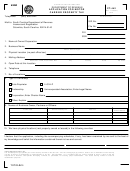 Form Pt-442 - Application For Motor 7070 Carrier Property Tax - 2007