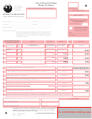 Privilege(sales) Tax Return Form - City Of Phoenix