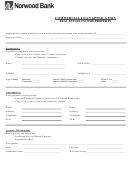 Commercial Loan Application Form