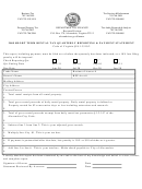 Short Term Rental Tax And Payment Statement Form - 2009