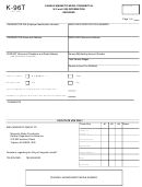 Form K-96t - Magnetic Media Transmittal Printable pdf
