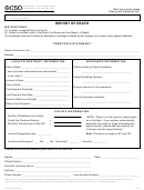 Form 10-pd - Report Of Death
