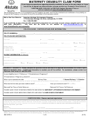 Form Abj16702-4 - Maternity Disability Claim Form - 2015