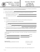 Form 635_0121 - Voluntary Election To Adopt The Iowa Business Corporation Act