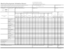 Form Cc-257 - Monthly Employment Utilization Report