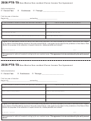 Form Pte-ta - New Mexico Non-resident Owner Income Tax Agreement - 2006