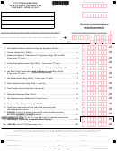 School Income Tax Form - City Of Philadelphia - 2010