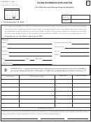 Form 61a200(e) - Filing Extension Application
