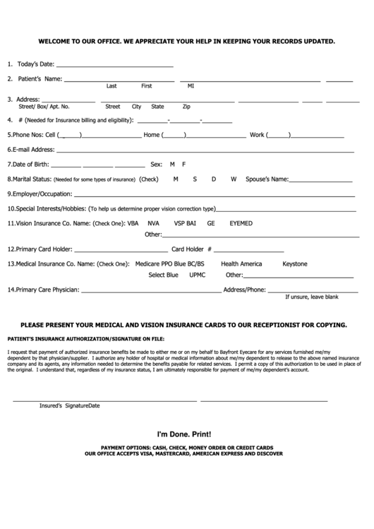 New Patient Forms Printable Fill Out And Sign Printab 2592