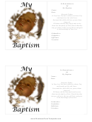 Baptism Prayer Card Template