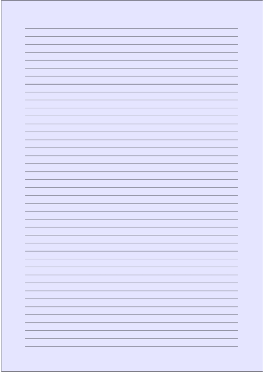Colored Light-Blue Lined Paper With Narrow Black Lines Printable pdf