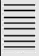 Colored Light-gray Lined Paper With Narrow Black Lines