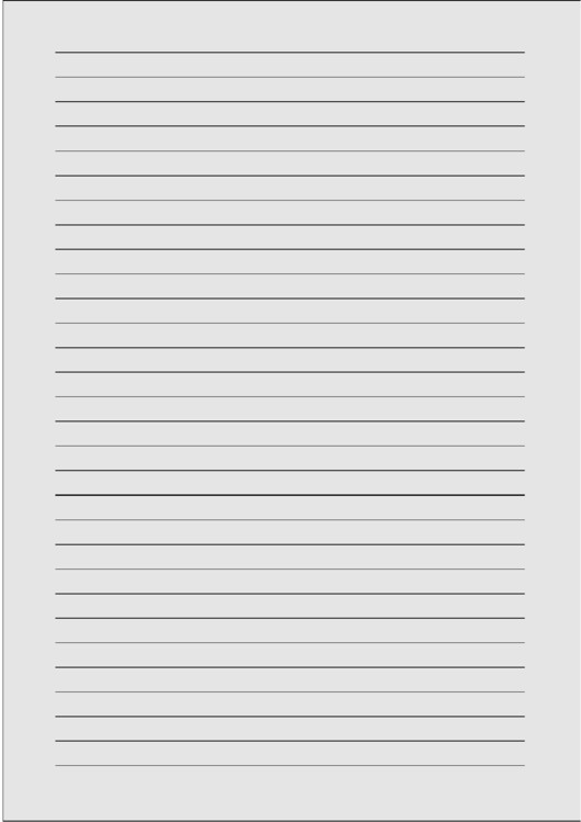 Colored Light-Gray Lined Paper With Wide Black Lines Printable pdf