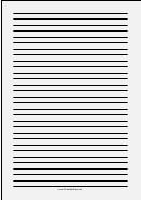 Colored Pale-gray Lined Paper With Wide Black Lines