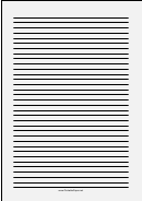 Colored Pale-gray Lined Paper With Medium Black Lines