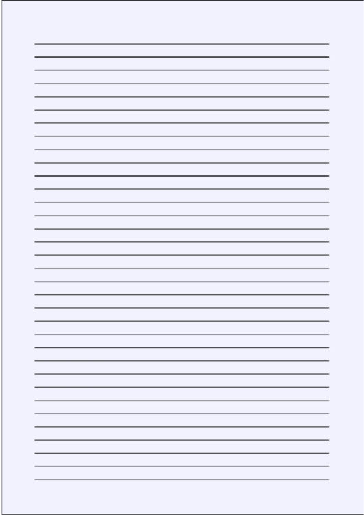 Colored Pale-Blue Lined Paper With Medium Black Lines Printable pdf