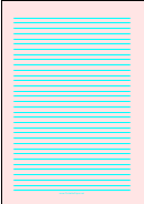 Blue-lined Paper