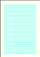 Blue-lined Paper