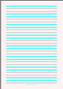 Blue Lined Paper