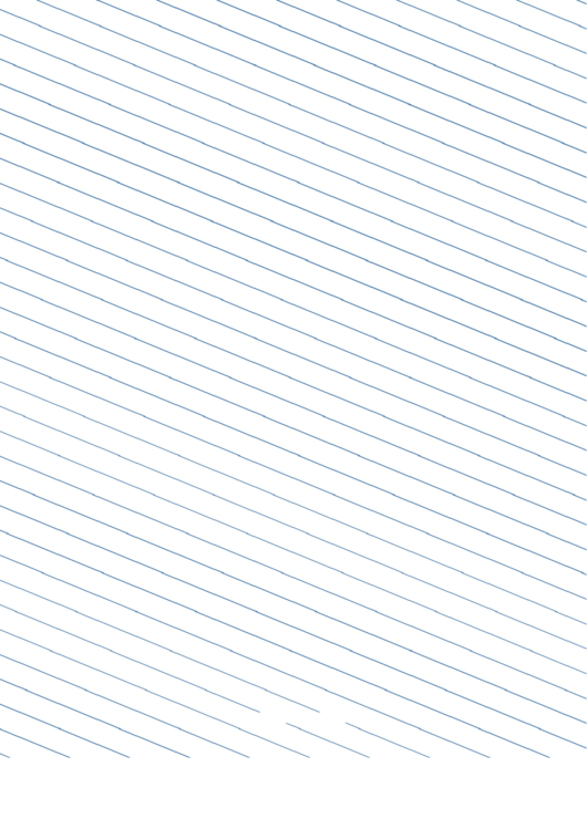 Slant Ruled Paper Wide Rule Left Handed Low Angle-Blue Wide Lined Paper Template Printable pdf