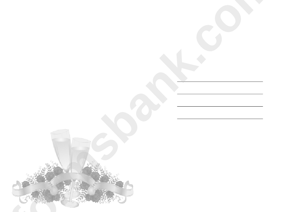 Anniversary Card Template