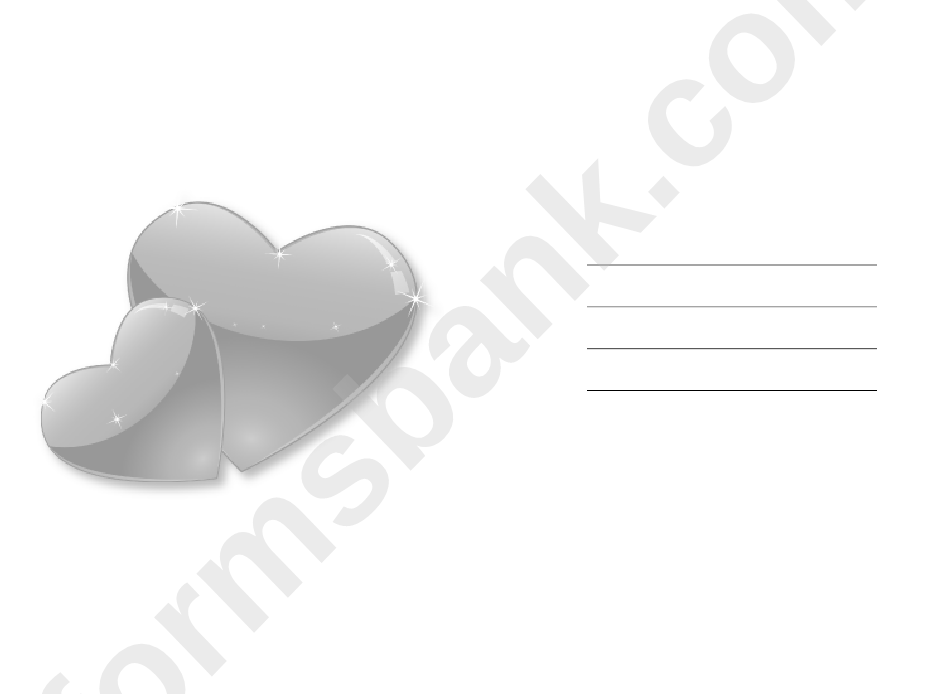 Anniversary Card Template