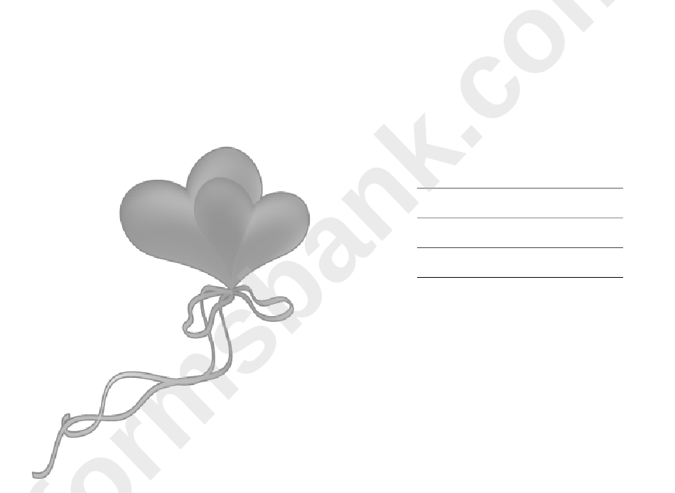 Anniversary Card Template