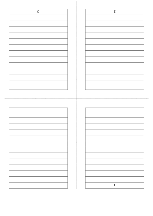Numbered Foldable Wide Ruled Notebook Paper Printable pdf