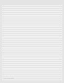 Colored Light-gray Lined Paper With Narrow White Lines