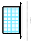 Laptop Wireframe Grid Notes