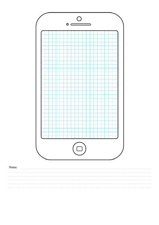 Smartphone Wireframe Grid Notes Printable pdf