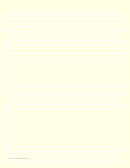 Colored Light-yellow Blank Paper With Medium White Lines