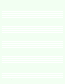 Colored Pale-green Paper With Medium White Lines