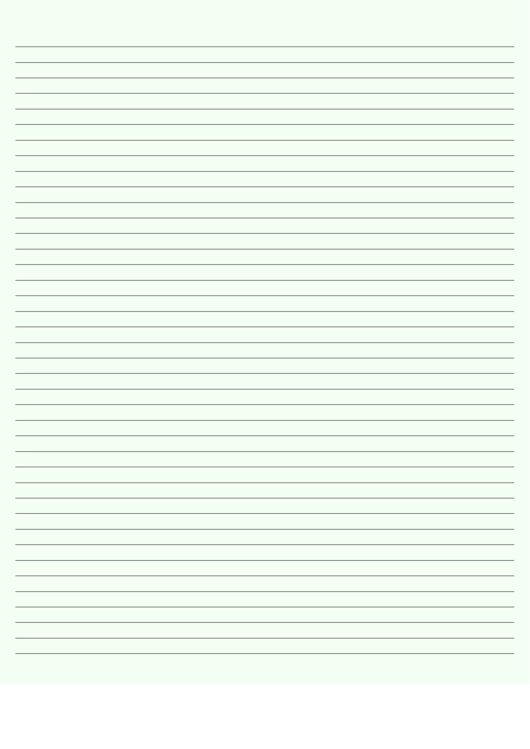 Colored Pale-Green Paper With Narrow Black Lines Printable pdf