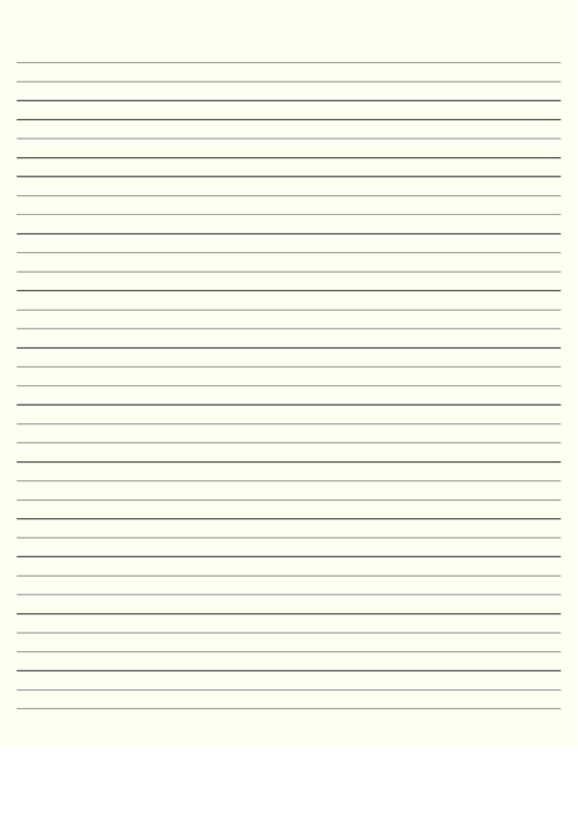 Wide Lined Paper printable pdf download