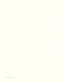 Colored Pale-yellow Paper With Medium White Lines