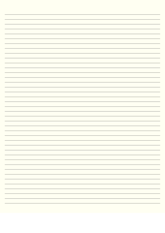 Colored Pale-Yellow Paper With Narrow Black Lines Printable pdf