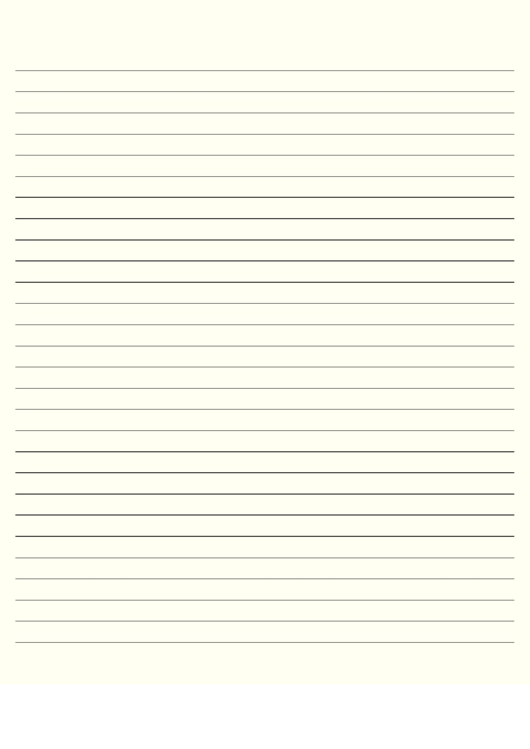 Wide Lined Paper printable pdf download
