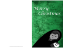 Mother And Child Christmas Card Template