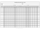 Monthly Payroll Time Card Template