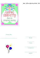 Party Invitation Template